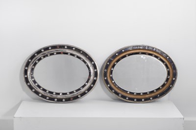 Lot 198 - A pair of giltwood mirrors