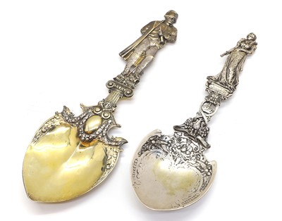 Lot 18A - A silver gilt Napoleon spoon