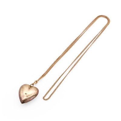 Lot 19 - A Victorian enamel pendant necklace