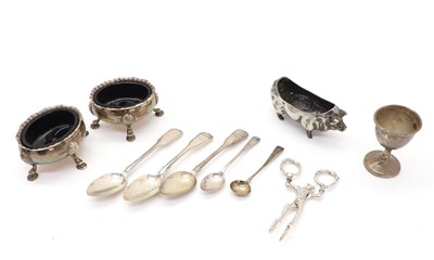 Lot 16 - A collection of silver items