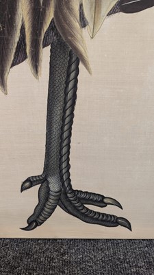 Lot 207 - A large Indian Company School painting of a sandhill crane