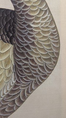 Lot 207 - A large Indian Company School painting of a sandhill crane