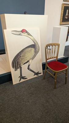 Lot 207 - A large Indian Company School painting of a sandhill crane