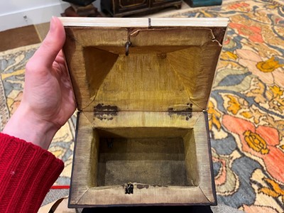 Lot 70 - A small bone, horn and softwood casket