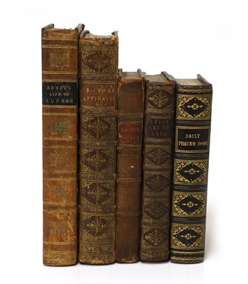 Lot 62 - BINDING: 1- Bacon, Francis: The Essays or Counsels, Civil and Moral.