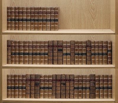 Lot 61 - BINDING: 1- Walter Scott: The Waverley Novels, 48 Vols.