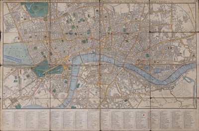 Lot 29 - Cary's New Pocket Plan of London Westminster and Southwark