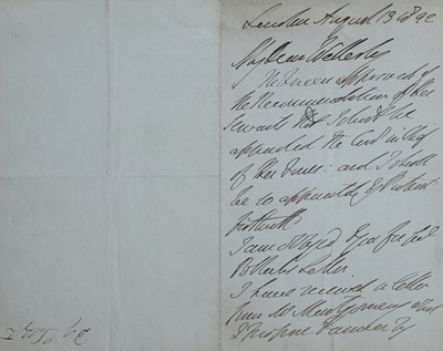 Lot 285 - Wellington (Duke of). Autograph letter signed, to his brother