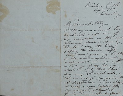 Lot 287 - Wellington (Duke of). Autograph letter signed