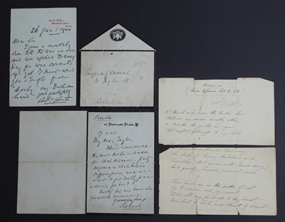 Lot 339 - Major Eden C Showers: Letters and papers relating to him