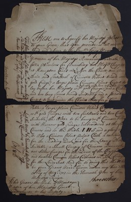 Lot 277 - Manuscript of an unpublished work: 'Sir John Barton’s double (a romance)' by Spider.