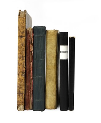Lot 279 - SIX Cookery Manuscripts- Books of receipts, including