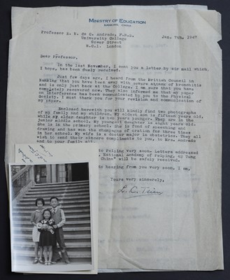 Lot 334 - Signed Letters: 1- LARKE, Sir William J: Two Autograph letters Signed