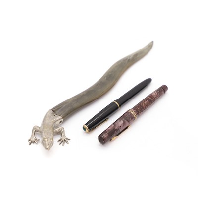 Lot 307 - An unusual Victorian paper knife