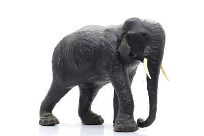 Lot 251 - A Liberty-style leather elephant