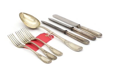 Lot 3 - A collection of silver flatware