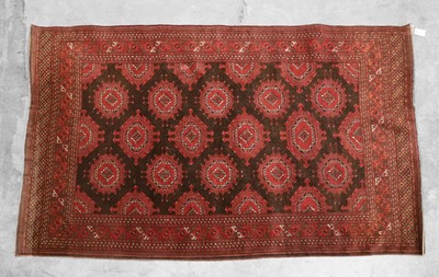 Lot 423 - A pair of Bokhara red ground rugs