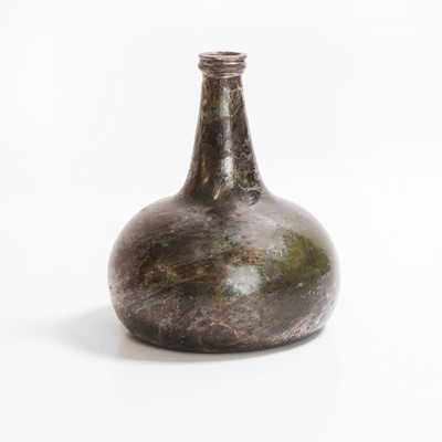 Lot 1 - An onion-shaped wine bottle