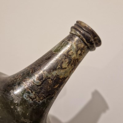 Lot 1 - An onion-shaped wine bottle