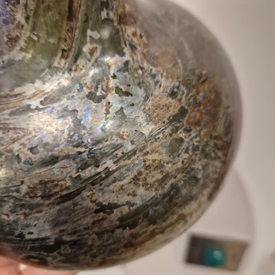 Lot 1 - An onion-shaped wine bottle