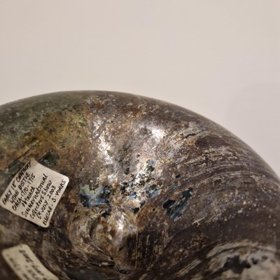 Lot 1 - An onion-shaped wine bottle