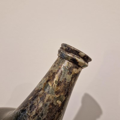 Lot 1 - An onion-shaped wine bottle