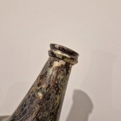 Lot 1 - An onion-shaped wine bottle