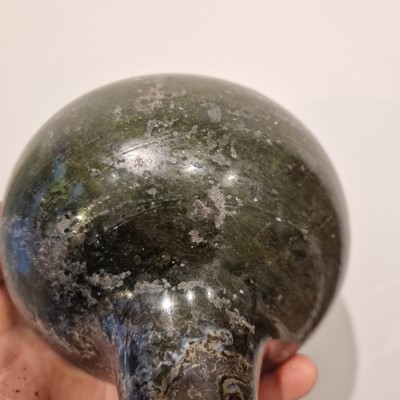 Lot 1 - An onion-shaped wine bottle