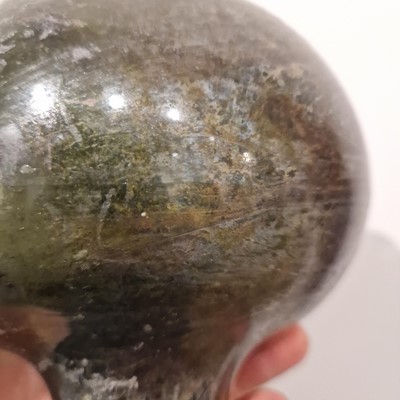 Lot 1 - An onion-shaped wine bottle