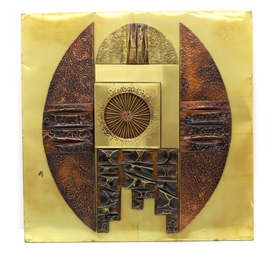 Lot 305 - A brutalist wall panel