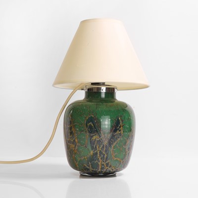 Lot 71 - A WMF Ikora glass lamp