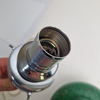 Lot 71 - A WMF Ikora glass lamp