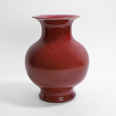 Lot 62 - A Chinese sang-de-boeuf vase