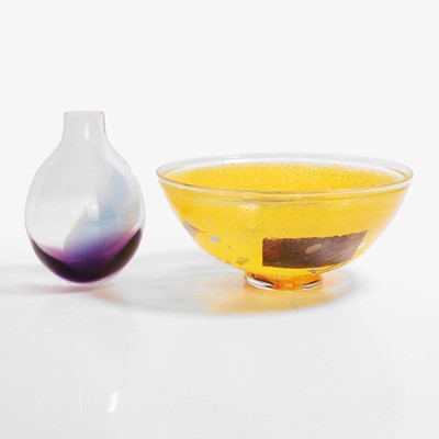 Lot 207 - Two Kosta Boda glass items