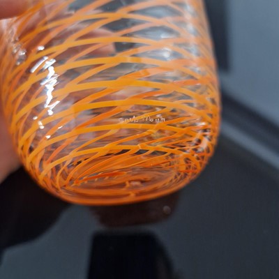 Lot 179 - A group of six Carlo Moretti glass tumblers