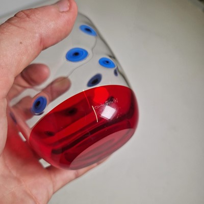 Lot 178 - A group of three Carlo Moretti glass tumblers