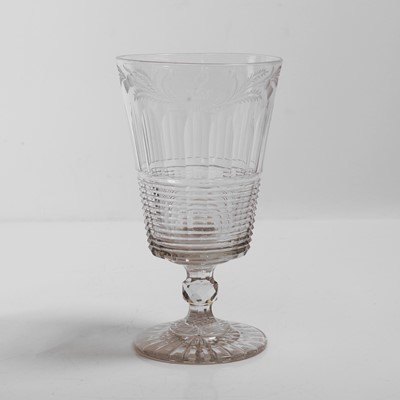 Lot 152 - A Regency cut glass celery vase