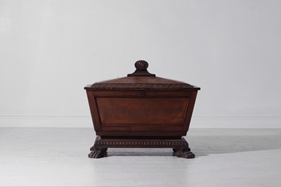 Lot 338 - A George IV mahogany wine cooler
