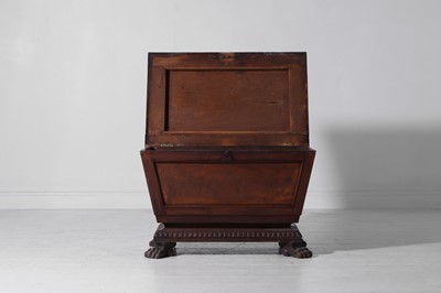 Lot 338 - A George IV mahogany wine cooler