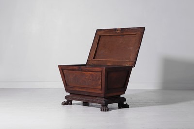 Lot 338 - A George IV mahogany wine cooler