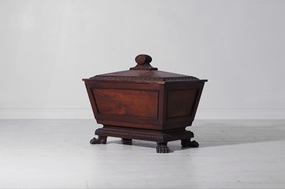 Lot 338 - A George IV mahogany wine cooler
