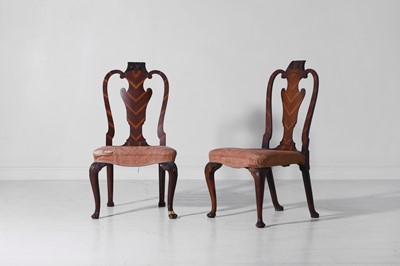 Lot 335 - A pair of cedar side chairs