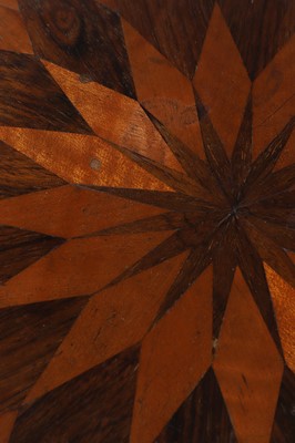 Lot 347 - A George IV maple and specimen wood occasional table