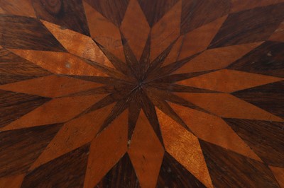 Lot 347 - A George IV maple and specimen wood occasional table