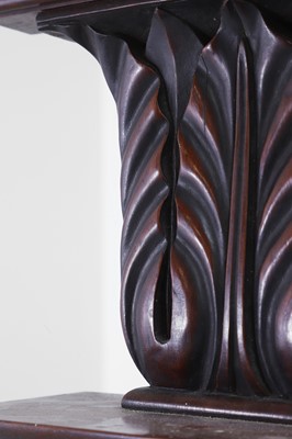 Lot 374 - A William IV mahogany plate stand