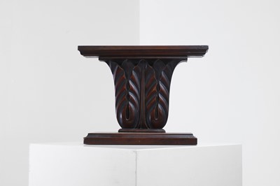 Lot 374 - A William IV mahogany plate stand