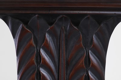 Lot 374 - A William IV mahogany plate stand