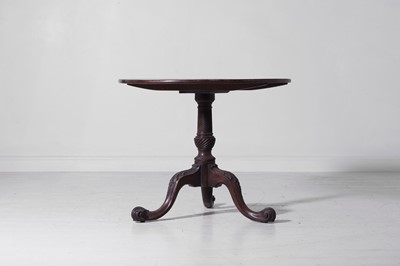Lot 399 - A George II mahogany tripod table