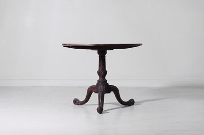 Lot 399 - A George II mahogany tripod table