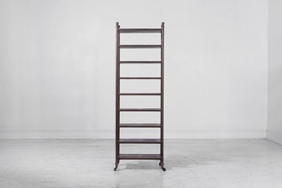 Lot 362 - A Regency-style mahogany and brass étagère